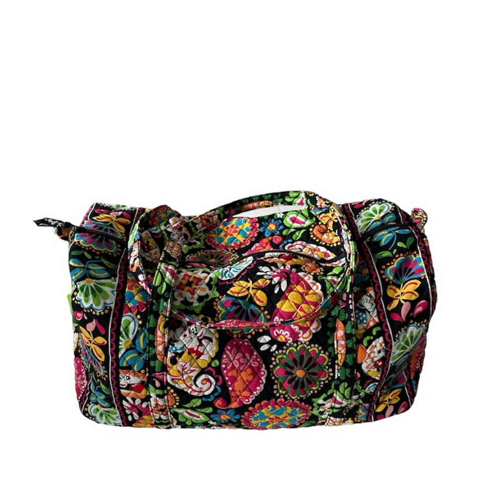 Disney Parks Exclusive Vera Bradley Midnight Mickey Retired Print Large Duffle